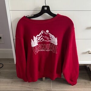 Hollister Red Vancouver Sweater